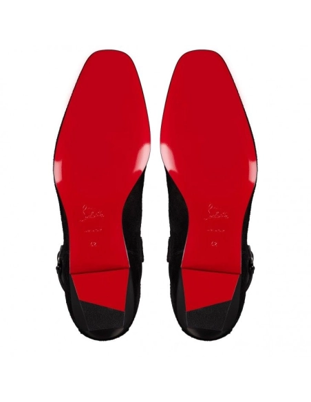 Cheap Christian Louboutin Rosalio Jodhpur 40 Mm Boots Calf Leather Black Outlet Sale, Discount CL Shoes