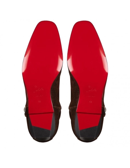 Replica Christian Louboutin Rosalio Jodhpur 40 Mm Boots Calf Leather Cosme, Knockoff CL Shoes