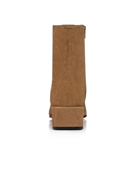Knockoff Christian Louboutin Alleo Boot 40mm Low Boots Veau Velours Rhea, Replica CL Shoes