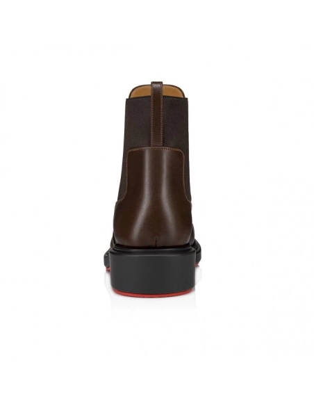 Fake Christian Louboutin Urbino Chelsea Low Boots Calf Leather Cosme, Knockoff CL Shoes
