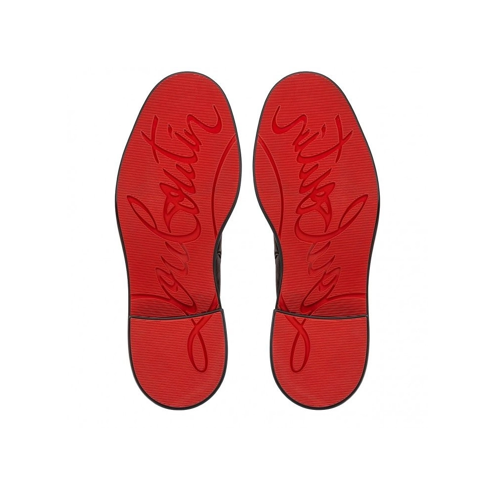 Fake Christian Louboutin Urbino Chelsea Low Boots Calf Leather Cosme, Knockoff CL Shoes