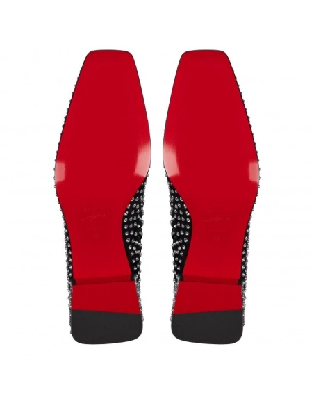 Knockoff Christian Louboutin Alleo Boot Strass Boum Black, Replica Christian Louboutin Shoes