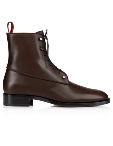 Replica Christian Louboutin Chambeliboot Boots Calf Leather Cosme, Fake Christian Louboutin Shoes