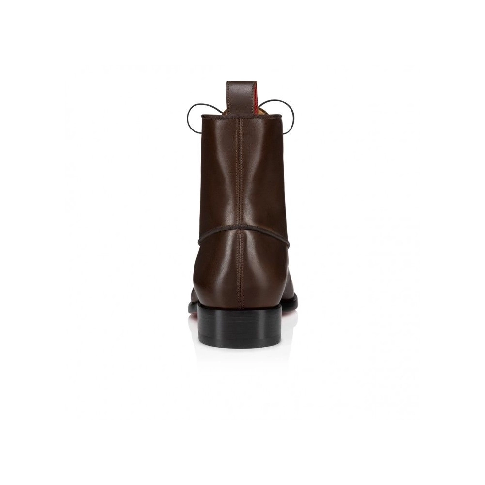 Replica Christian Louboutin Chambeliboot Boots Calf Leather Cosme, Fake Christian Louboutin Shoes