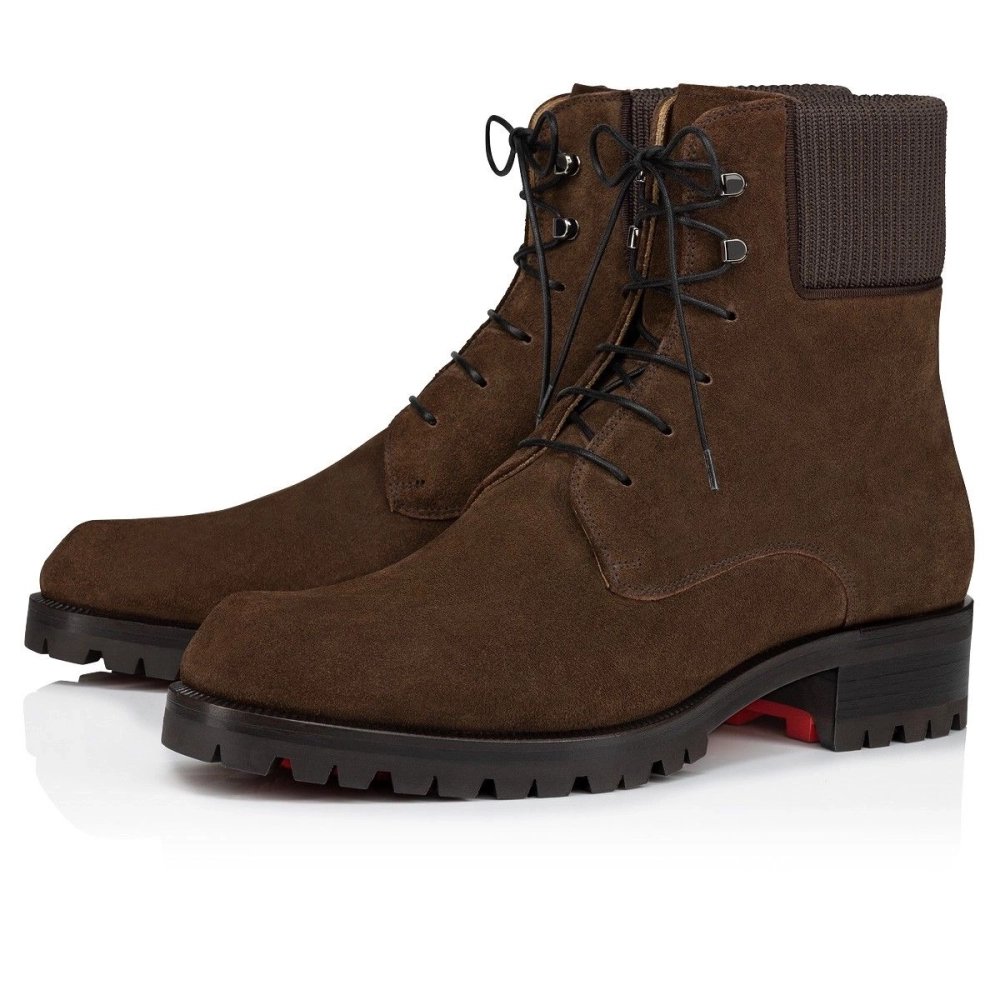 Cheap Christian Louboutin Trapman Boots Leather Cosme, Discount Christian Louboutin Shoes Outlet Online