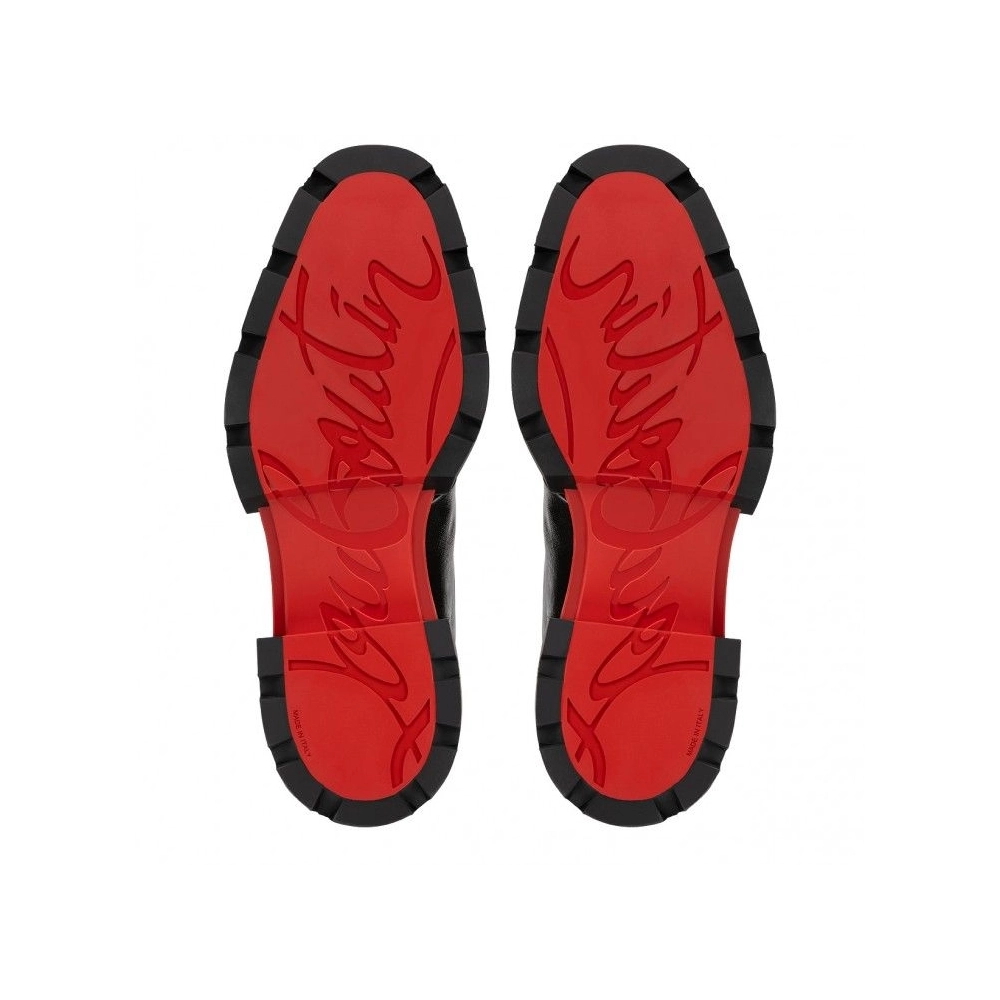 Knockoff Christian Louboutin Our Macademia Boots Calf Leather Black, Replica Christian Louboutin Shoes