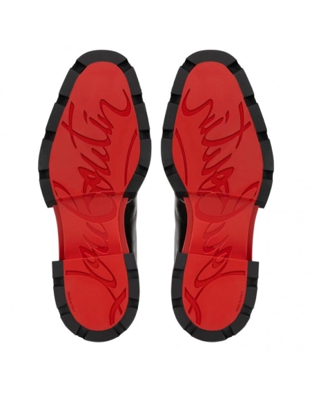 Knockoff Christian Louboutin Our Macademia Boots Calf Leather Black, Replica Christian Louboutin Shoes