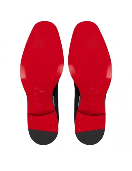 Fake Christian Louboutin Chambeliboot Night Strass Boots Patent Calf Leather Black, Replica Christian Louboutin Shoes