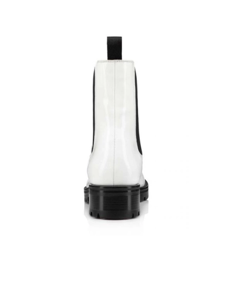 cheap Christian Louboutin Boot Motok White Calf sale