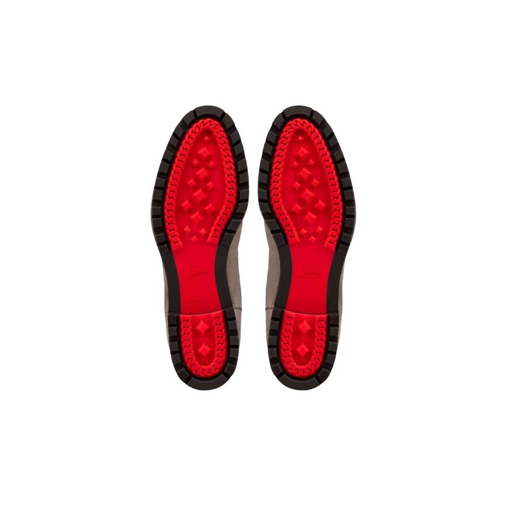 cheap Christian Louboutin Boot Motok Beige Grey Alpilles sale