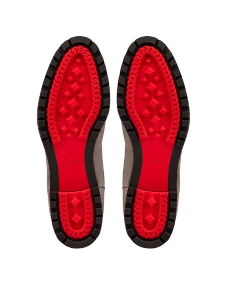 cheap Christian Louboutin Boot Motok Beige Grey Alpilles sale