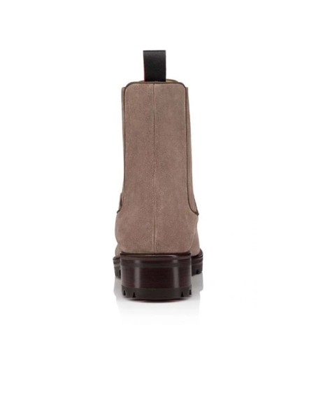 cheap Christian Louboutin Boot Motok Beige Grey Alpilles sale