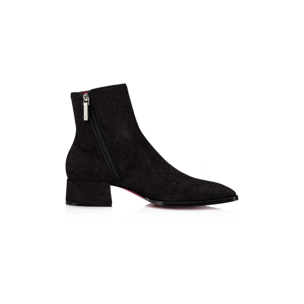 cheap Christian Louboutin Boot Fever Black Shoe sale