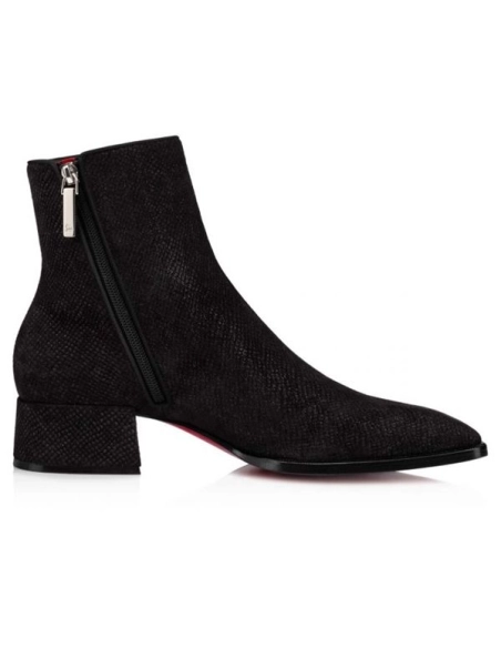 cheap Christian Louboutin Boot Fever Black Shoe sale