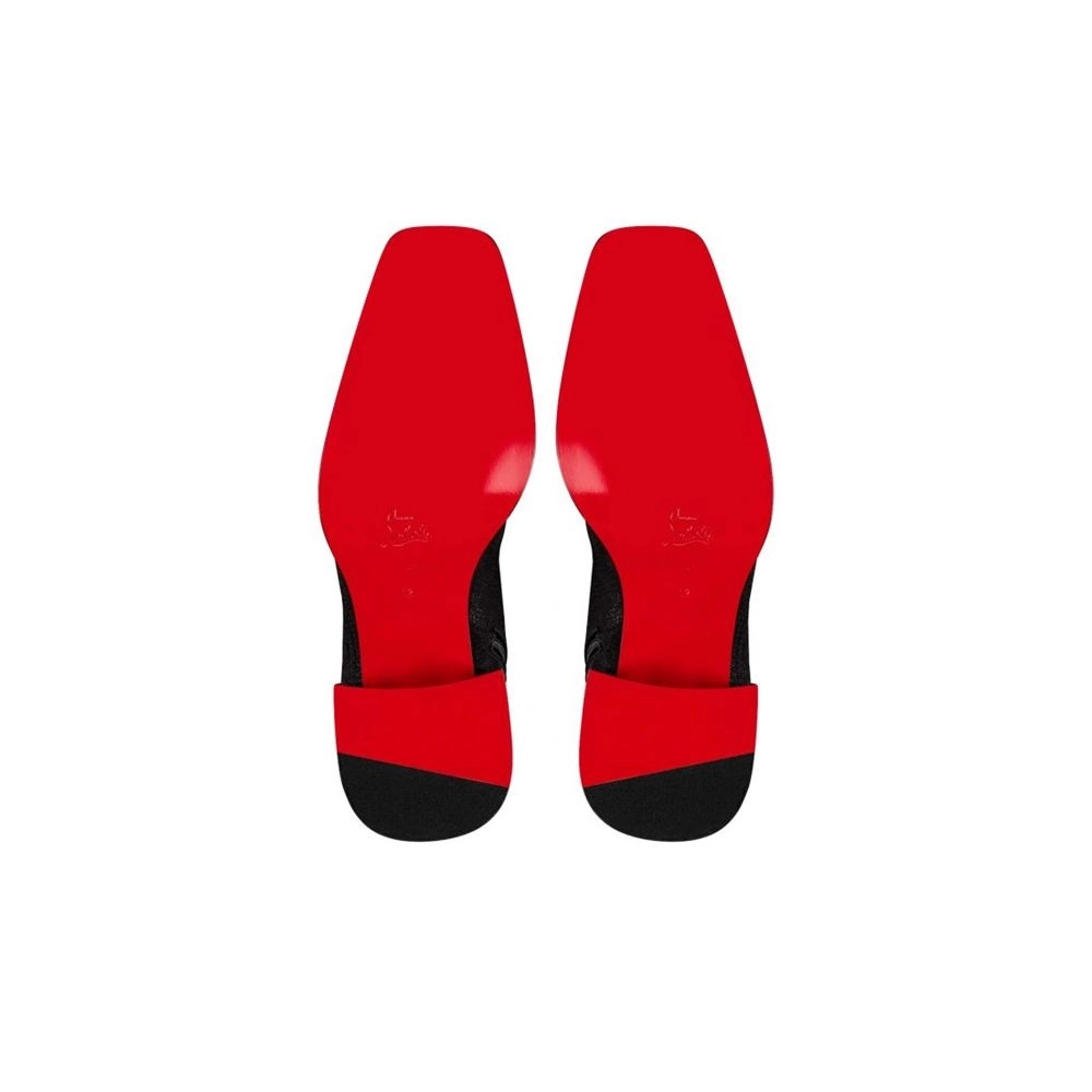 cheap Christian Louboutin Boot Fever Black Shoe sale