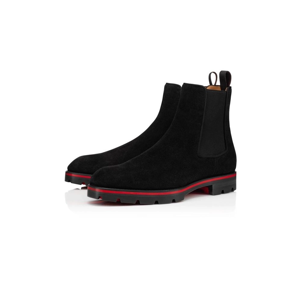 cheap Christian Louboutin Boot Alpinono Black Calf sale