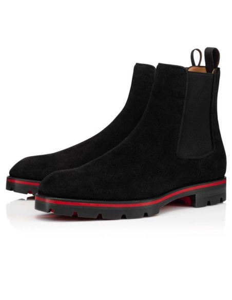 cheap Christian Louboutin Boot Alpinono Black Calf sale