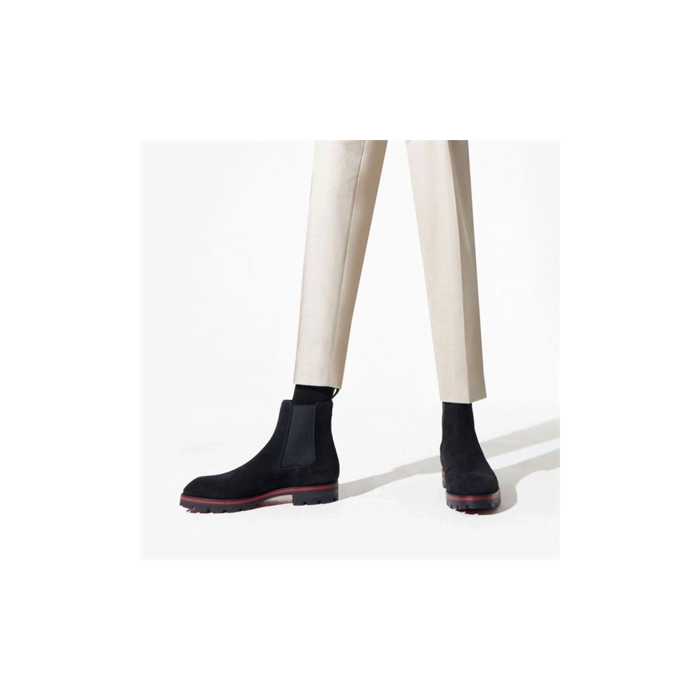 cheap Christian Louboutin Boot Alpinono Black Calf sale
