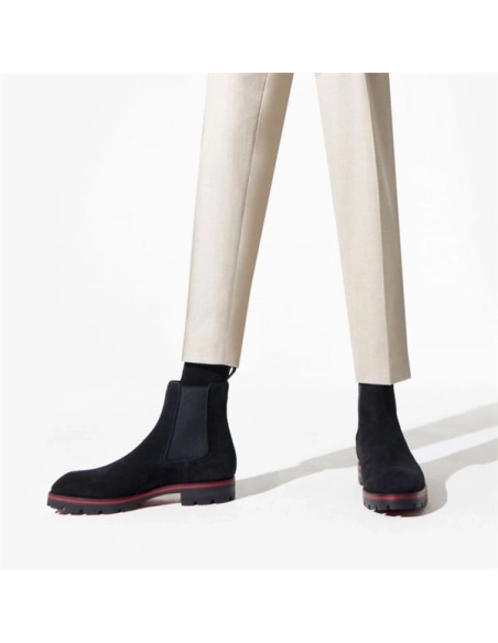 cheap Christian Louboutin Boot Alpinono Black Calf sale