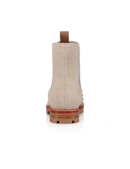 cheap Christian Louboutin Boot Melon Spikes Sasso silver Calf sale