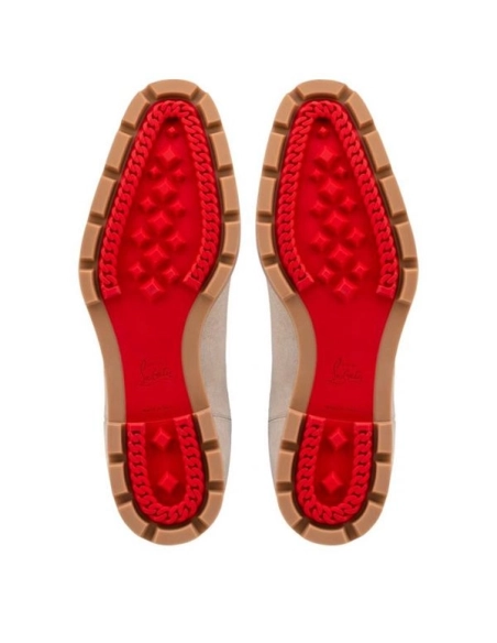 cheap Christian Louboutin Boot Melon Spikes Sasso silver Calf sale