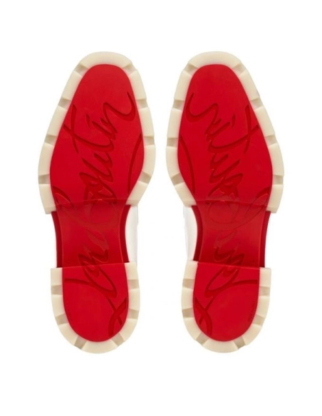 cheap Christian Louboutin Boot Our Georges B Bianco White Calf sale