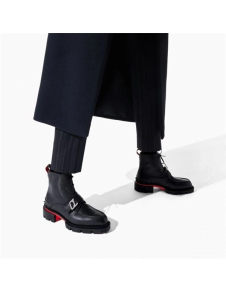 cheap Christian Louboutin Boot Our Georges B Black Calf sale