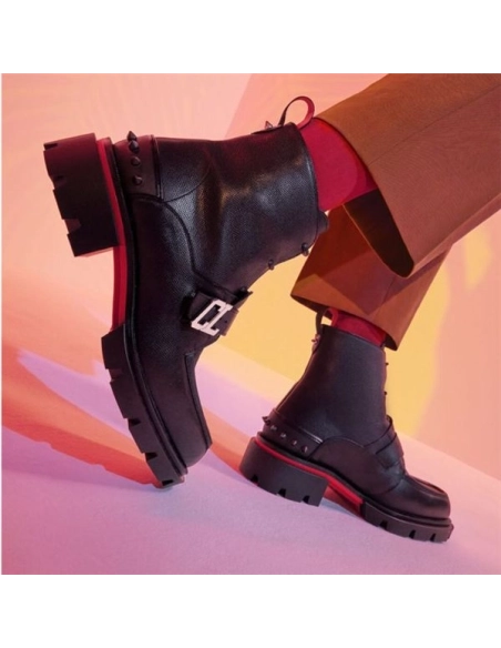 cheap Christian Louboutin Boot Our Georges B Black Calf sale