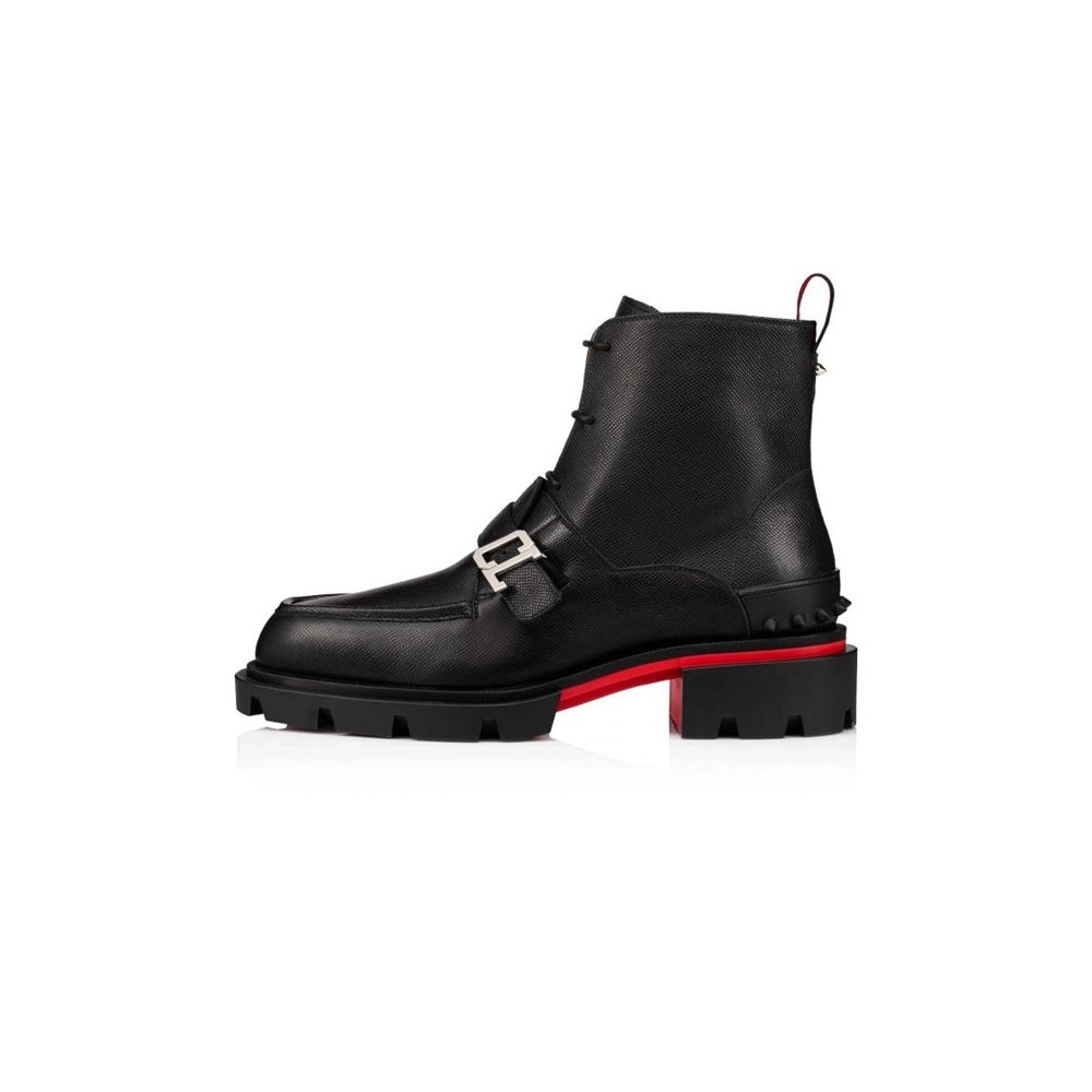 cheap Christian Louboutin Boot Our Georges B Black Calf sale