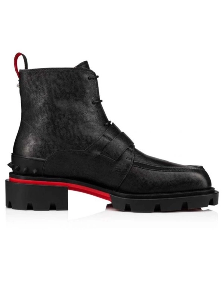 cheap Christian Louboutin Boot Our Georges B Black Calf sale