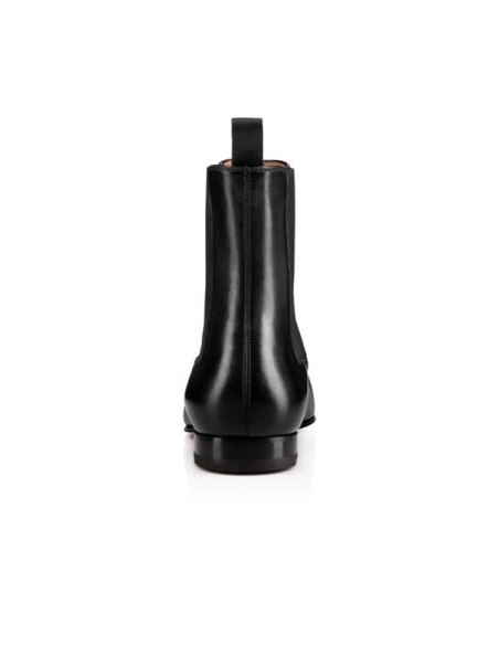 cheap Christian Louboutin Boot Roadie Black Leather sale