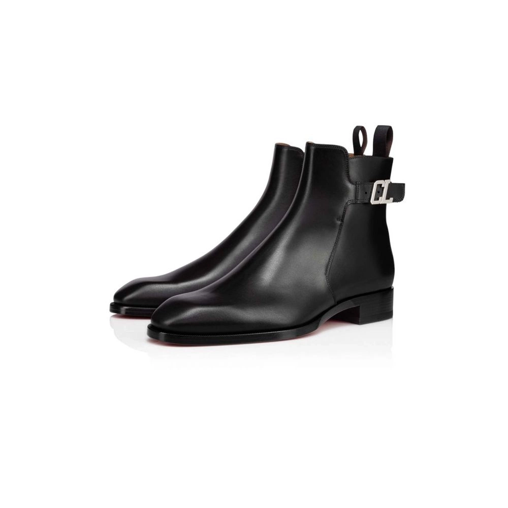 cheap Christian Louboutin Boot Validobi Black Calf sale