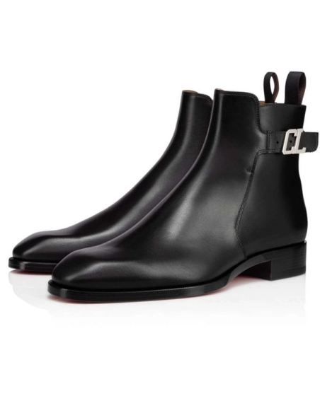 cheap Christian Louboutin Boot Validobi Black Calf sale