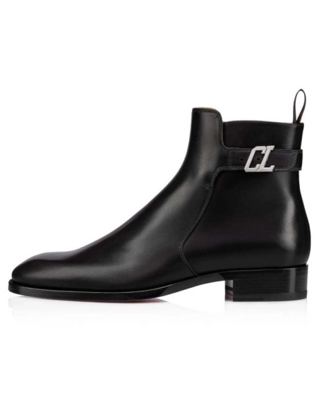 cheap Christian Louboutin Boot Validobi Black Calf sale