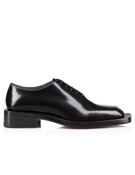 Discount Christian Louboutin Caraca Oxfords Abrasivato Calf Leather Black Outlet Sale