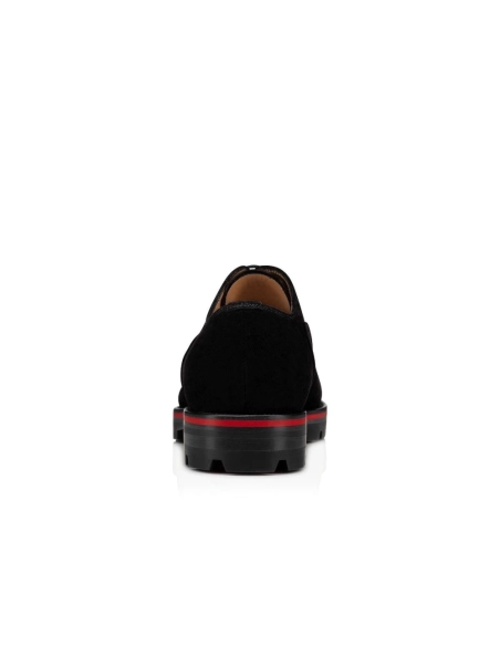 Discount Christian Louboutin Hubertus Oxford Veau Velours Black Outlet Online