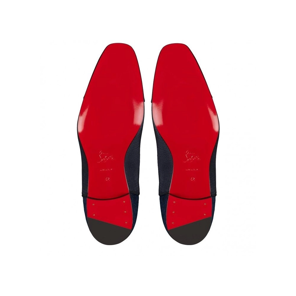 Cheap Christian Louboutin Greggo Oxfords Calf Leather Smart Fabric And Veau Velours Black, Discount CL Shoes