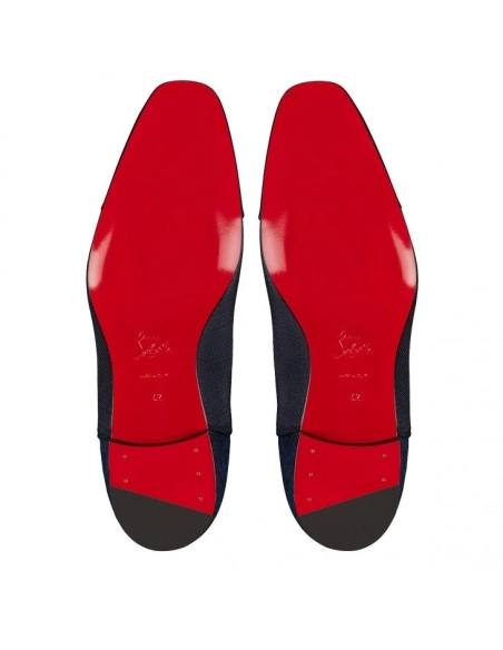 Cheap Christian Louboutin Greggo Oxfords Calf Leather Smart Fabric And Veau Velours Black, Discount CL Shoes