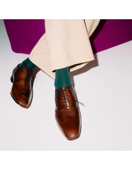Cheap Christian Louboutin My Amor W Oxfords Patinated Calf Leather Havane for Sale, Discount CL Shoes