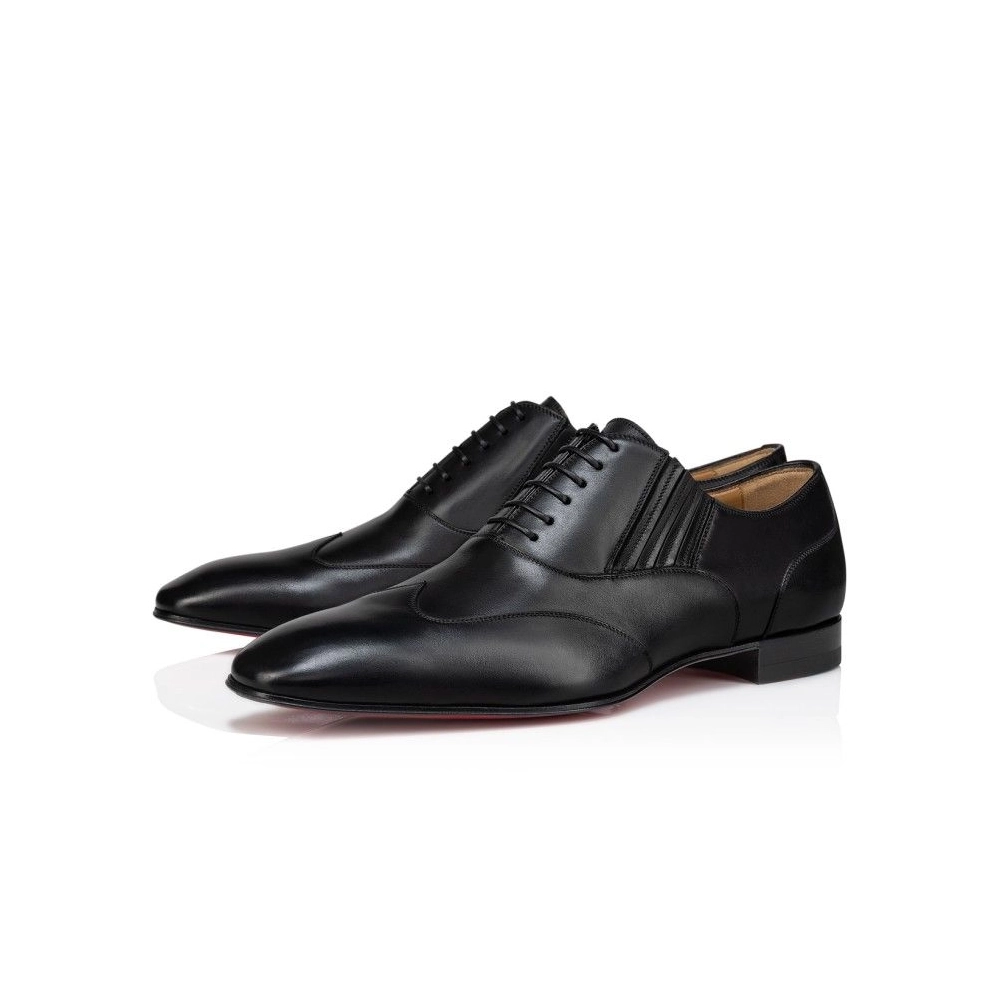 Knockoff Christian Louboutin My Amor W Oxfords Calf Leather Black, Replica Christian Louboutin Shoes