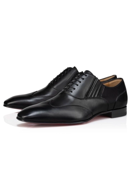 Knockoff Christian Louboutin My Amor W Oxfords Calf Leather Black, Replica Christian Louboutin Shoes