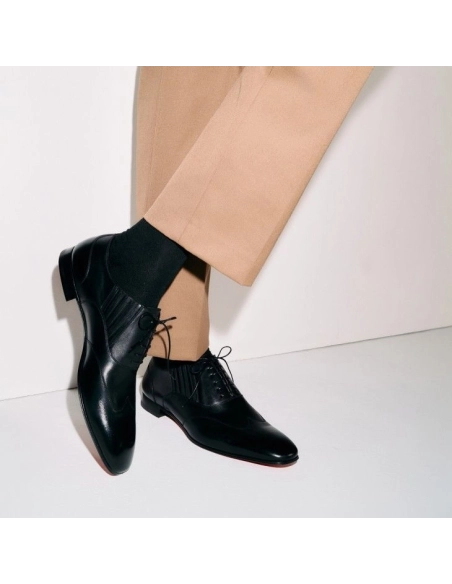 Knockoff Christian Louboutin My Amor W Oxfords Calf Leather Black, Replica Christian Louboutin Shoes