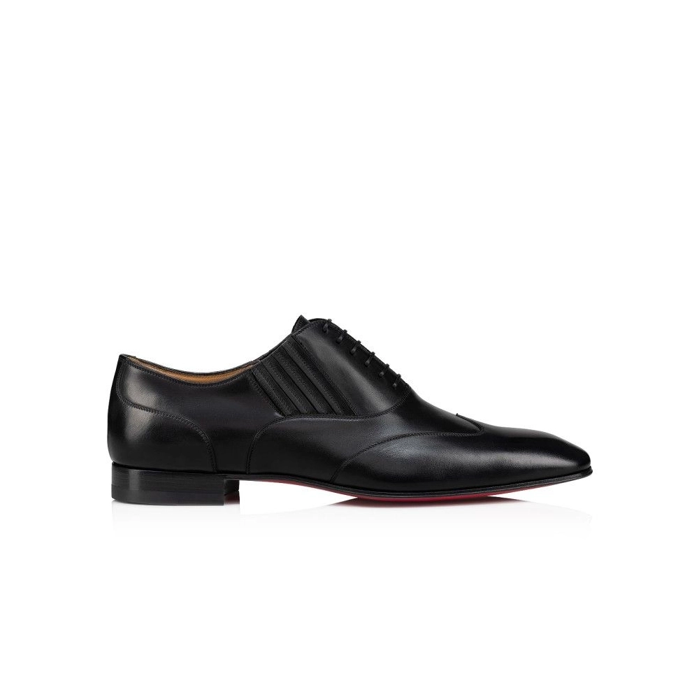Knockoff Christian Louboutin My Amor W Oxfords Calf Leather Black, Replica Christian Louboutin Shoes