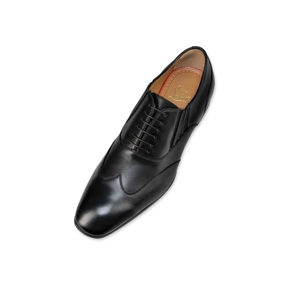 Knockoff Christian Louboutin My Amor W Oxfords Calf Leather Black, Replica Christian Louboutin Shoes