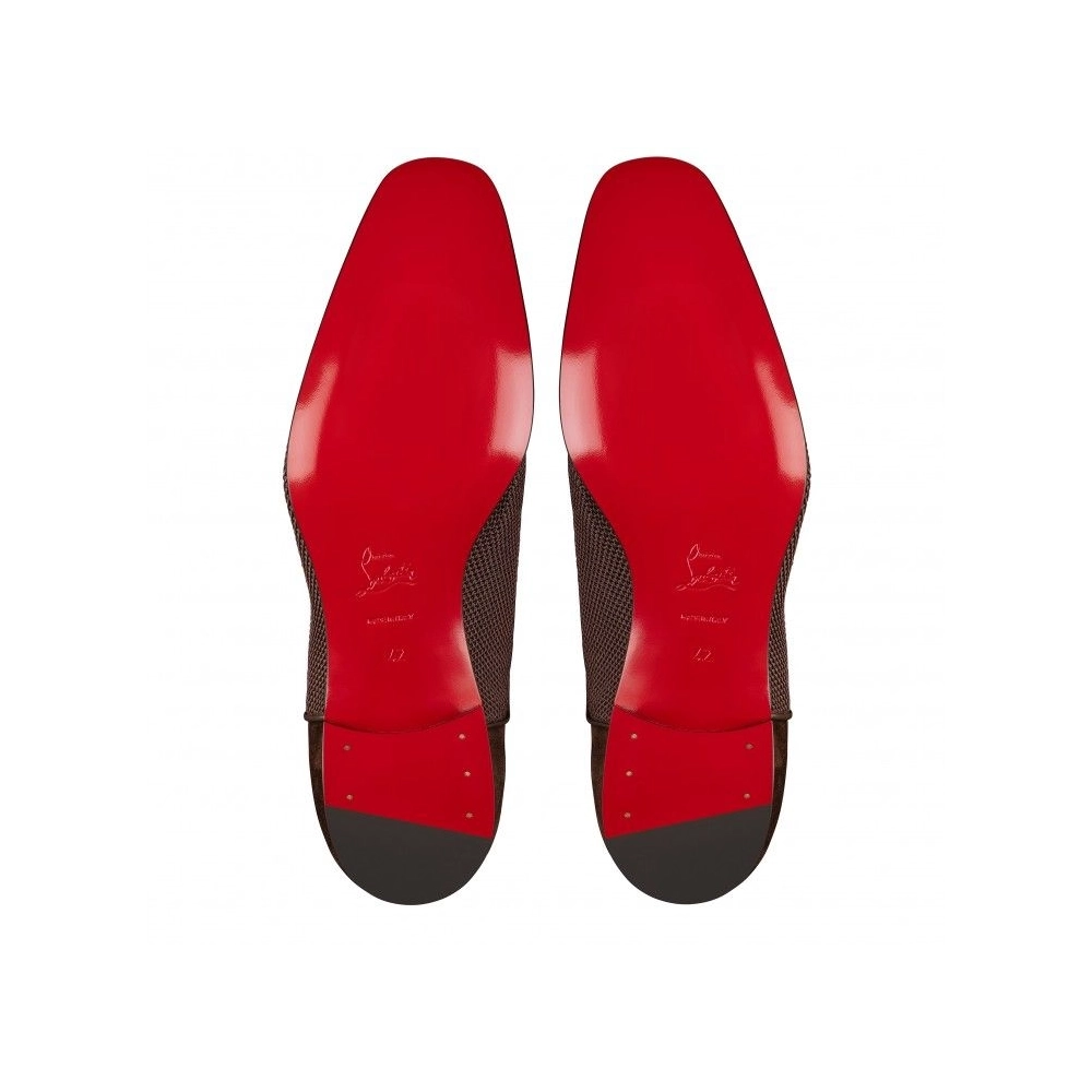 Knockoff Christian Louboutin Ac Greggo Oxfords Calf Leather And Polo Fabric Cosme, Fake Christian Louboutin Shoes