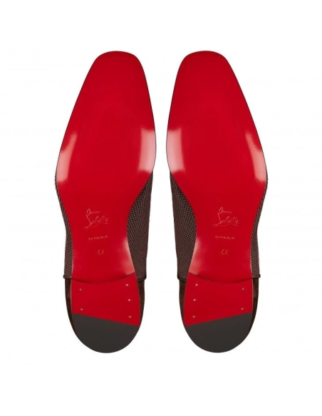 Knockoff Christian Louboutin Ac Greggo Oxfords Calf Leather And Polo Fabric Cosme, Fake Christian Louboutin Shoes