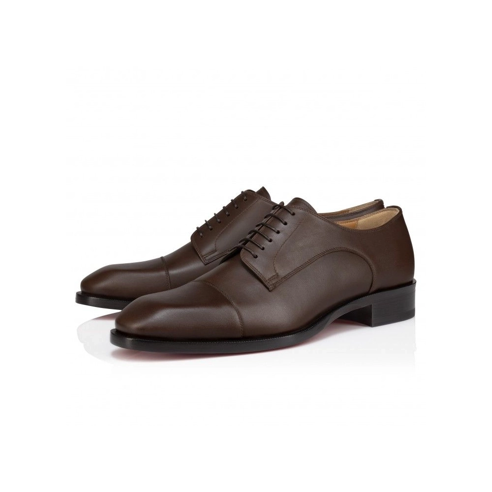 Discount Christian Louboutin Cortomale Derbies Calf Leather Cosme Outlet Sale, Cheap Christian Louboutin Shoes Store