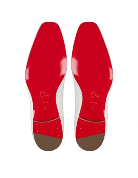 Fake Christian Louboutin Greggo Oxfords Nappa Leather White, Knockoff Christian Louboutin Shoes