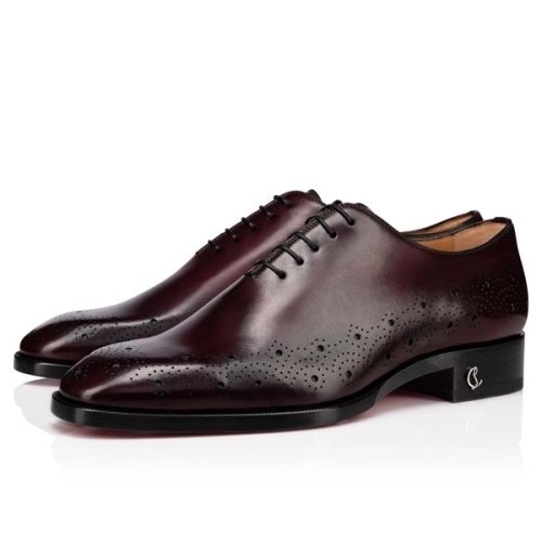 Christian Louboutin Oxford Corteobello Oxblood Calf Shoe