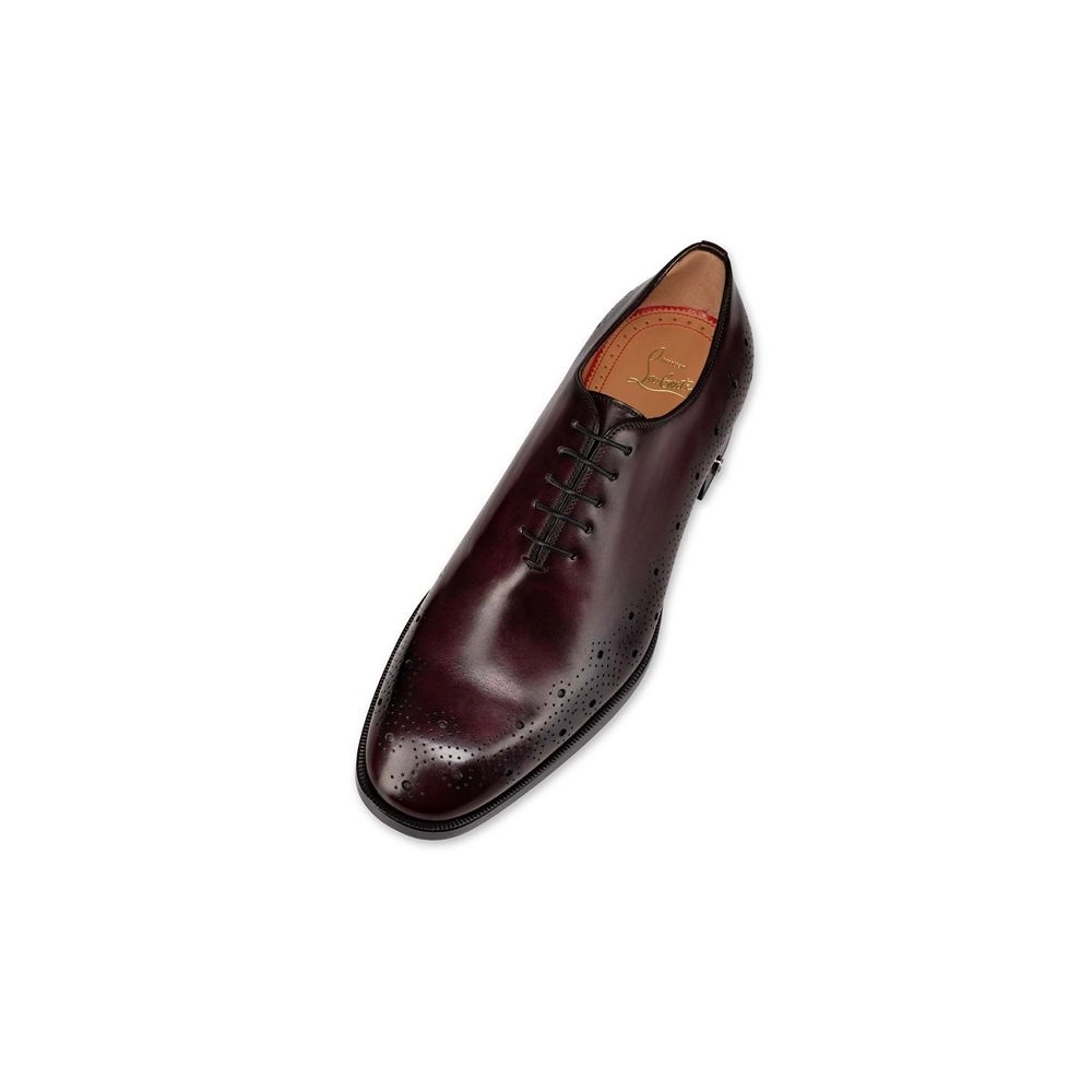 Christian Louboutin Oxford Corteobello Oxblood Calf Shoe